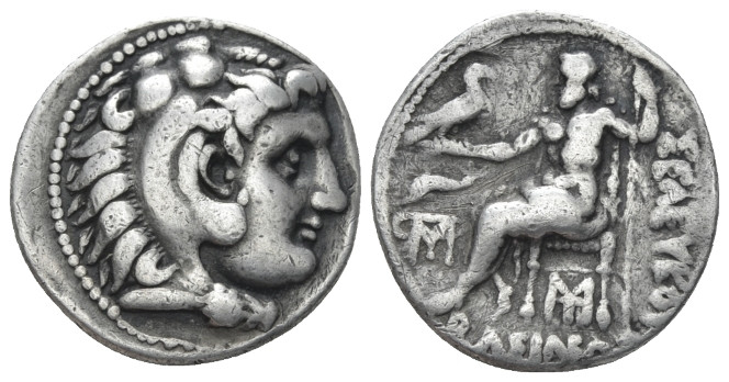 The Seleucid Kings, 02 - Antiochus I Soter, 294-261 Laodicea Drachm circa 280-26...