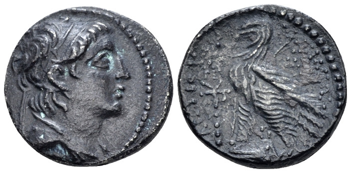 The Seleucid Kings, Antiochus VII Evergetes, 138-129 Tyre Didrachm circa 137-136...