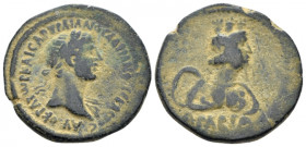 Arabia, Bostra Hadrian, 117-138 Bronze circa 117-138, Æ 23.10 mm., 8.28 g.
Laureate bust r., drapery on l. shoulder. Rev. ΑΡΑΒΙΑ bust of Arabia, r., ...