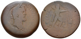 Egypt, Alexandria Antoninus Pius, 138-161 Drachm` circa 146-147 (year 10), Æ 23.00 mm., 20.72 g.
Laureate head r. Rev. L ΔƐΚΑΤΟV Heracles and the app...