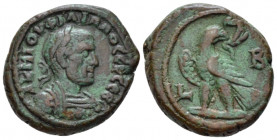 Egypt, Alexandria Philip I, 244-249 Tetradrachm circa 244-245 (year 2), billon 23.50 mm., 12.33 g.
Laureate, draped and cuirassed bust r. Rev. Eagle ...