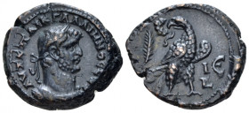 Egypt, Alexandria Gallienus, 253-268 Tetradrachm circa 267-268 (year 15), billon 24.20 mm., 10.64 g.
Laureate and cuirassed bust r. Rev. Eagle standi...