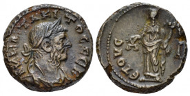 Egypt, Alexandria Tacitus, 275-276 Tetradrachm circa 275-276 (year 1), billon 19.80 mm., 8.36 g.
Laureate, draped and cuirassed bust r. Rev. ЄTOVC A ...