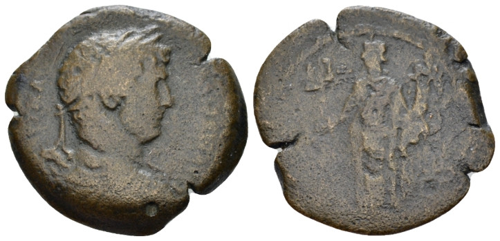 Egypt, Alexandria. Dattari. Hadrian, 117-138 Diobol circa 129-130 (year 14), Æ 2...