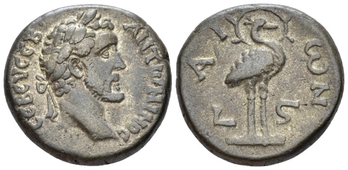 Egypt, Alexandria. Dattari. Antoninus Pius, 138-161 Tetradrachm circa 142-143 (y...