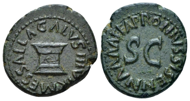 Octavian as Augustus, 27 BC – 14 AD Quadrans, Apronius, Galus, Messalla, Sisenna...