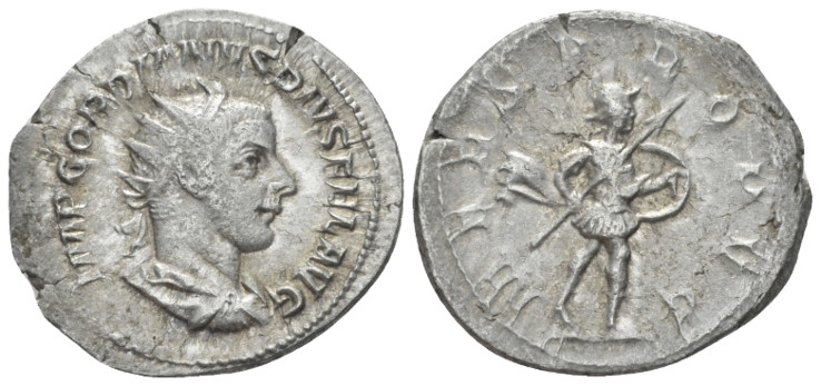 Gordian III, 238-244 Antoninianus Rome circa 243-244, AR 21.00 mm., 3.88 g.
 Ra...