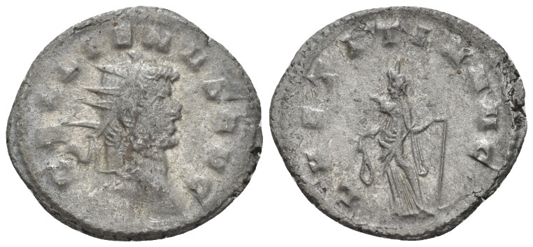 Gallienus, 253-268 Antoninianus Rome circa 262, billon 21.00 mm., 3.18 g.
Radia...