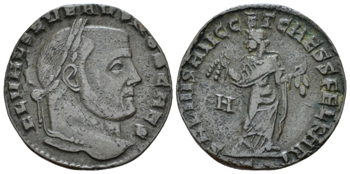 Severus II Caesar, 306-307. Follis Carthage circa 305-306, Æ 23.70 mm., 7.53 g....