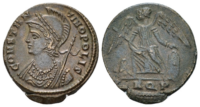 Constantine I, 307-337 Follis Aquileia circa 334-335, Æ 18.00 mm., 3.10 g.
Laur...
