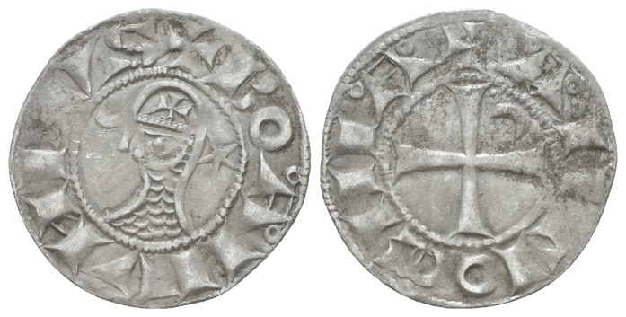 Antioch, Crusader States. Bohémond III, 1163-1201 Denier circa 1163-1201, billon...