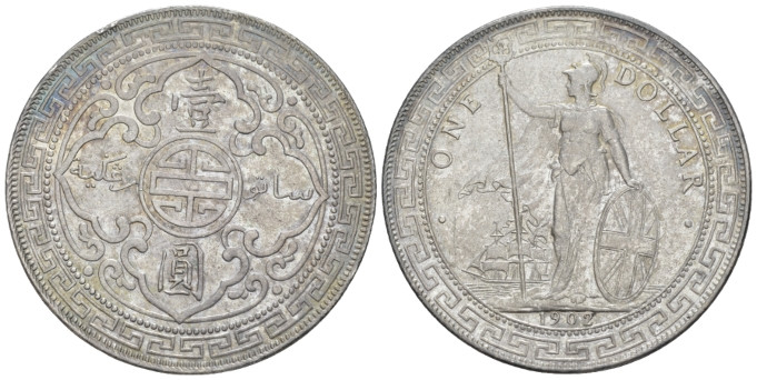 Straits Settlements British Crown Colony (1867-1942), Edward VII, 1901-1910 Trad...