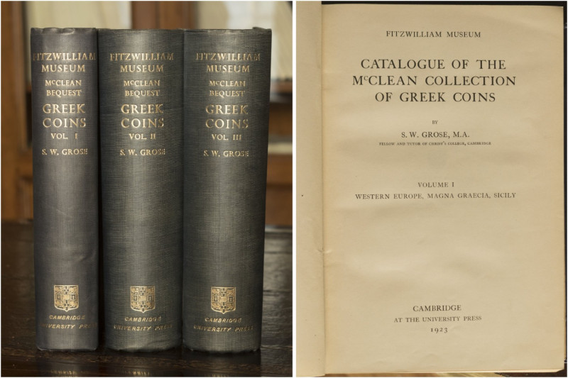 McClean.] Grose, S. W. Catalogue of the McClean Collection of Greek Coins. Volum...