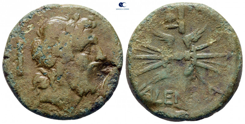 Bruttium. Hipponion (as Vibo Valentia) circa 193-150 BC. 
Bronze Æ

24 mm, 10...