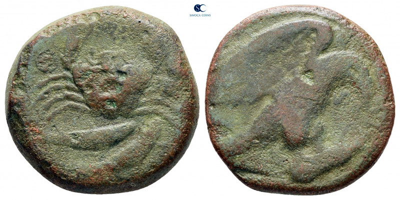 Sicily. Akragas circa 350-300 BC. 
Hexas Æ

19 mm, 6,87 g



nearly very ...