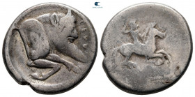 Sicily. Gela circa 490-475 BC. Didrachm AR