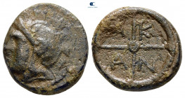Macedon. Akanthos circa 400-300 BC. Bronze Æ