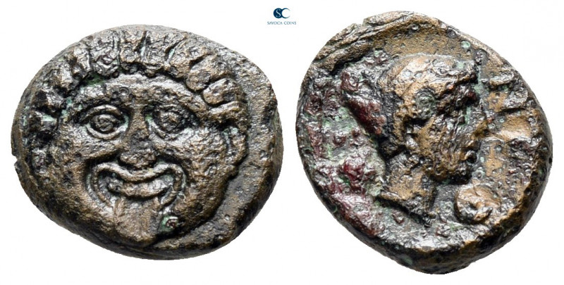 Macedon. Neapolis circa 300-250 BC. 
Bronze Æ

9 mm, 1,42 g



very fine