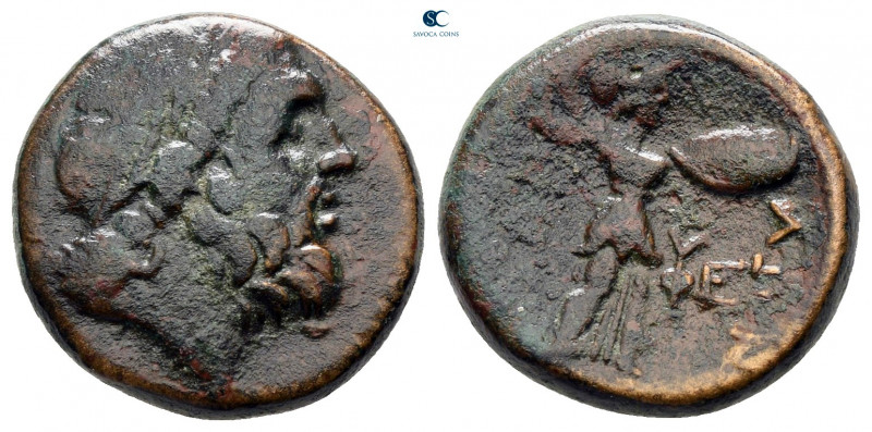Macedon. Pella circa 187-168 BC. 
Bronze Æ

14 mm, 4,11 g



fine