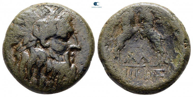 Macedon. Thessalonica circa 187-131 BC. 
Bronze Æ

17 mm, 6,46 g



fine