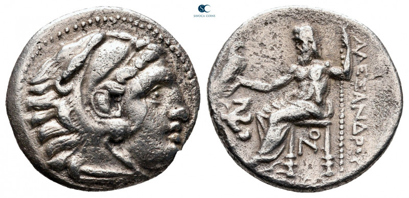 Kings of Macedon. Lampsakos. Alexander III "the Great" 336-323 BC. 
Drachm AR
...