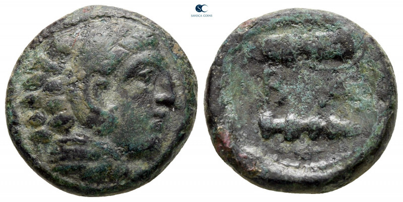 Kings of Macedon. Uncertain mint. Alexander III "the Great" 336-323 BC. 
Bronze...