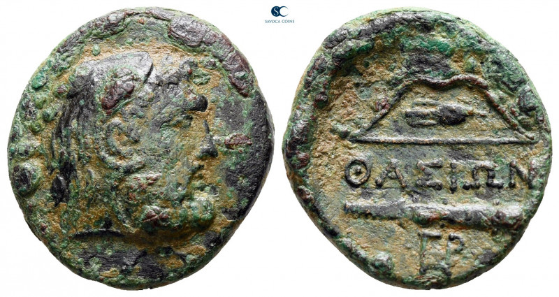 Islands off Thrace. Thasos circa 340-300 BC. 
Bronze Æ

17 mm, 4,43 g



...