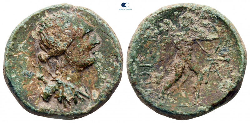 Islands off Thrace. Thasos circa 100-0 BC. 
Bronze Æ

17 mm, 6,24 g



ne...