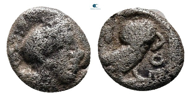 Attica. Athens circa 454-404 BC. 
Hemiobol AR

5 mm, 0,28 g



nearly ver...