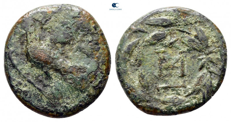 Sikyonia. Sikyon circa 330-305 BC. 
Bronze Æ

11 mm, 1,82 g



fine