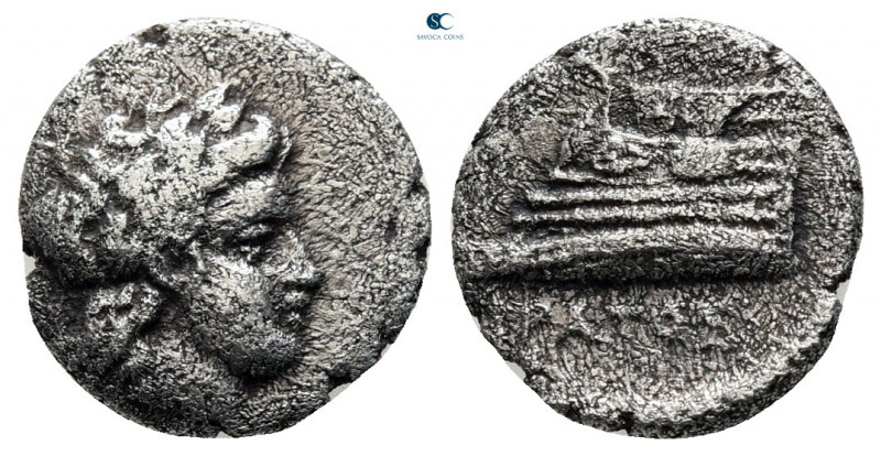 Bithynia. Kios circa 350-300 BC. 
Diobol AR

10 mm, 1,10 g



fine