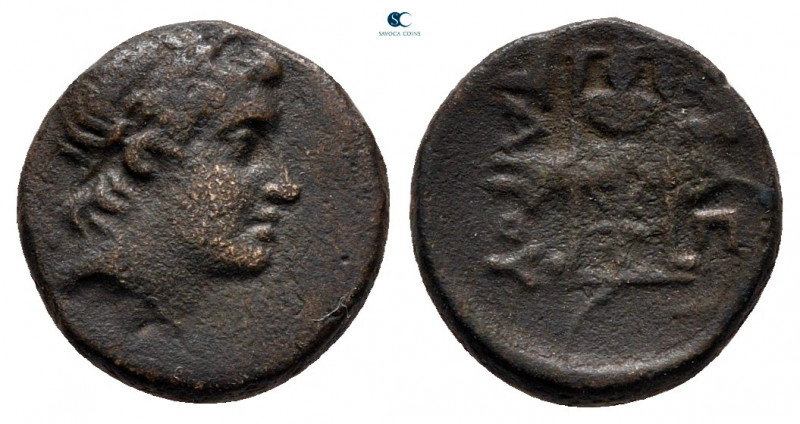 Kings of Pergamon. Pergamon. Philetairos 282-263 BC. 
Bronze Æ

12 mm, 1,46 g...