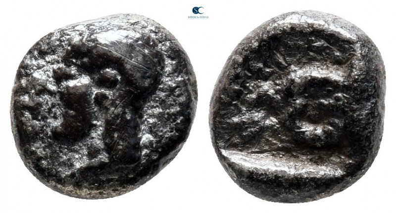 Troas. Kebren circa 500-450 BC. 
Diobol AR

9 mm, 1,03 g



nearly very f...