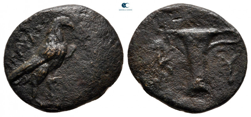 Aiolis. Kyme circa 320-250 BC. 
Bronze Æ

17 mm, 3,16 g



nearly very fi...