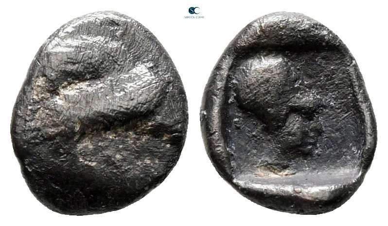 Islands off Caria. Rhodos. Ialysos circa 480-408 BC. 
Obol AR

8 mm, 0,59 g
...