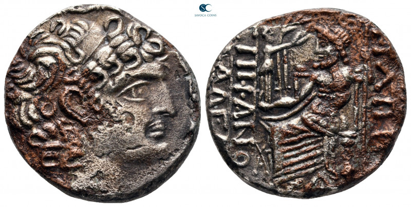 Seleukid Kingdom. Antioch. Philip I Philadelphos 95-75 BC. 
Fourrée Tetradrachm...