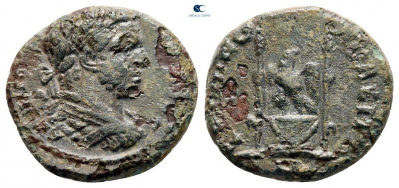 Thrace. Hadrianopolis. Caracalla AD 198-217. 
Bronze Æ

13 mm, 2,75 g



...