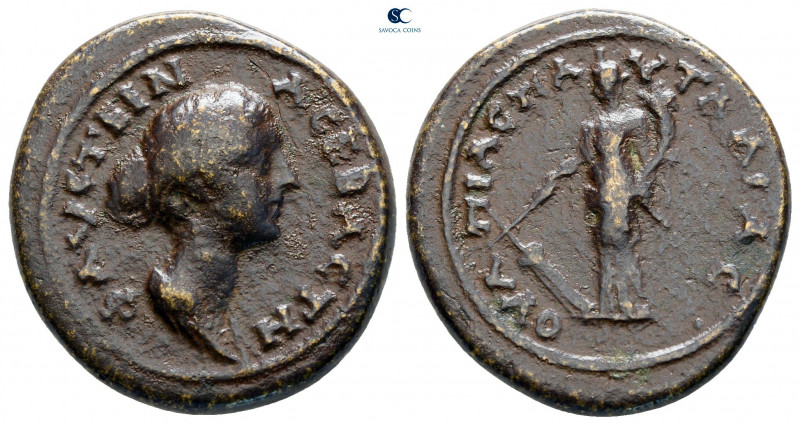 Thrace. Pautalia. Faustina II AD 147-175. 
Bronze Æ

22 mm, 7,15 g



nea...