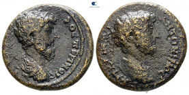 Thrace. Perinthos. Marcus Aurelius and Lucius Verus AD 165-166. Bronze Æ