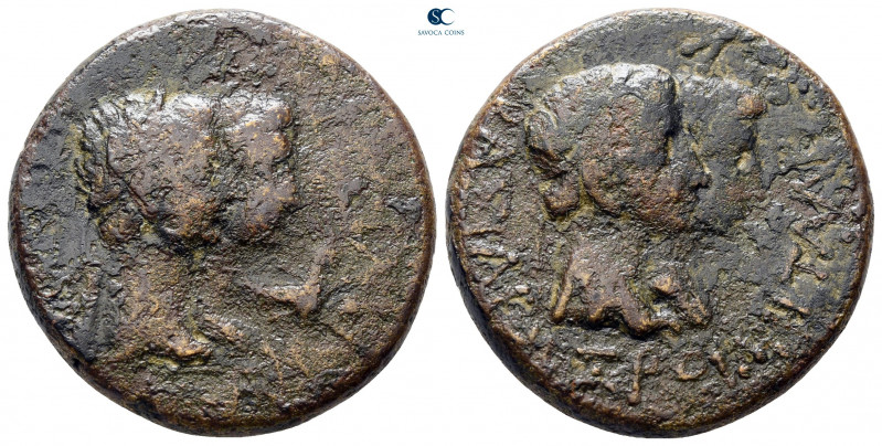 Kings of Thrace. Rhoemetalkes I and Pythodoris, with Augustus and Livia 11 BC-AD...