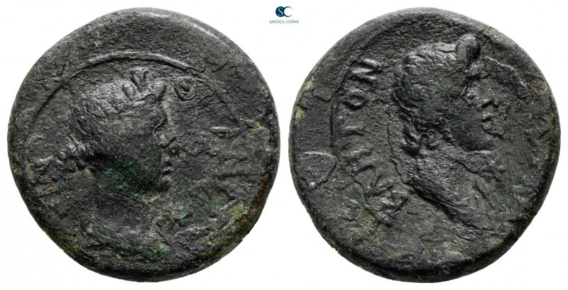 Mysia. Pergamon. Pseudo-autonomous issue AD 40-60. 
Bronze Æ

16 mm, 3,32 g
...