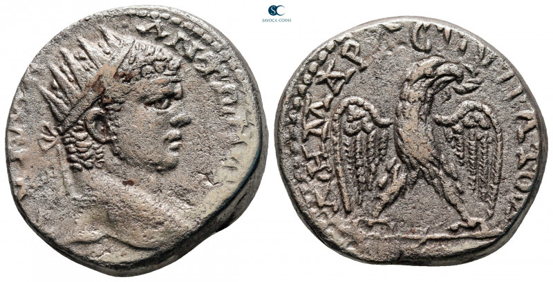 Cyrrhestica. Cyrrhus. Caracalla AD 198-217. 
Billon-Tetradrachm

23 mm, 13,14...