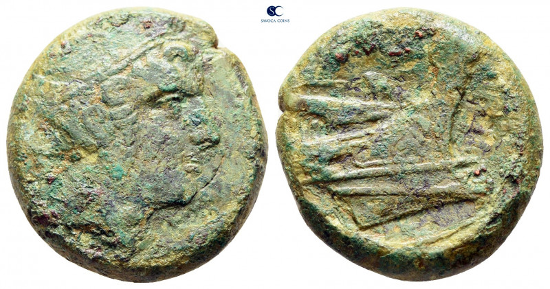 Anonymous issues 217-214 BC. Rome
Semuncia Æ

20 mm, 7,44 g



nearly ver...