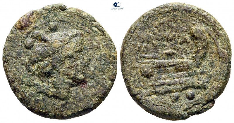 Anonymous issues 211 BC. Rome
Sextans Ae

21 mm, 6,40 g



nearly very fi...