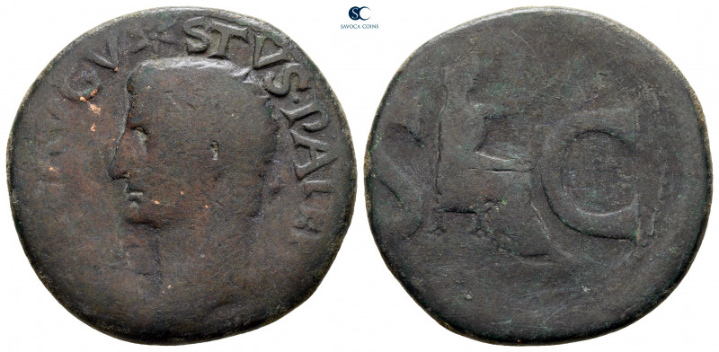 Divus Augustus AD 14. Rome
As Æ

26 mm, 9,52 g



fine