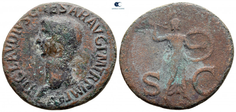 Claudius AD 41-54. Rome
As Æ

28 mm, 10,99 g



fine