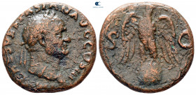 Vespasian AD 69-79. Lugdunum (?). As Æ