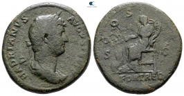 Hadrian AD 117-138. Rome. As Æ