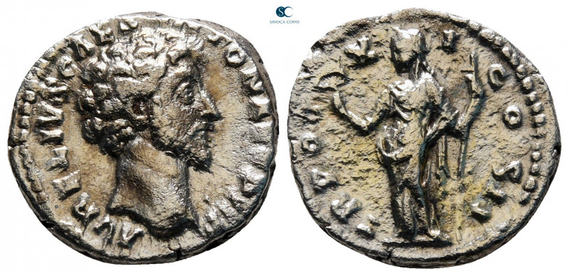 Marcus Aurelius, as Caesar AD 139-161. Rome
Denarius AR

14 mm, 2,96 g


...