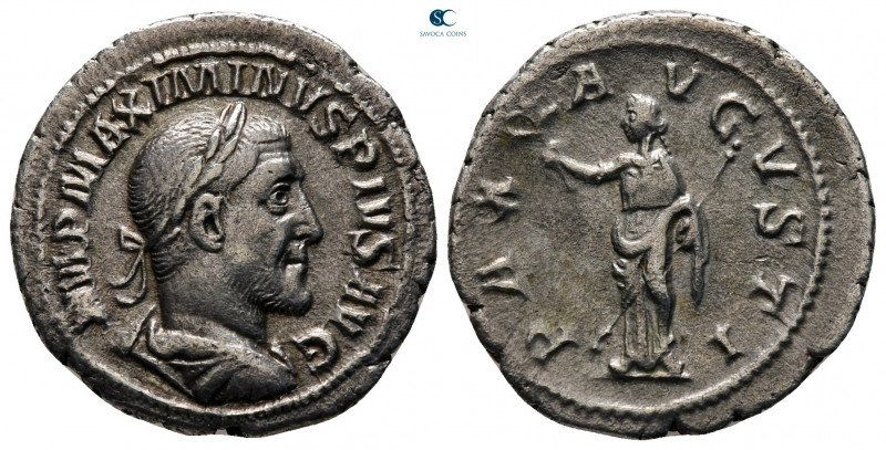 Maximinus I Thrax AD 235-238. Rome
Denarius AR

19 mm, 2,57 g



very fin...